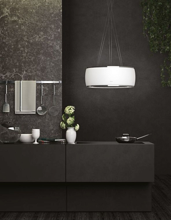 Вытяжка SOFFIO IS.58  White Satin Glass Falmec купить в Твери | Всегда в наличии! | Артикул CSAI58.E0P7#ZZZF461F | Официальный сайт LEADER-BT