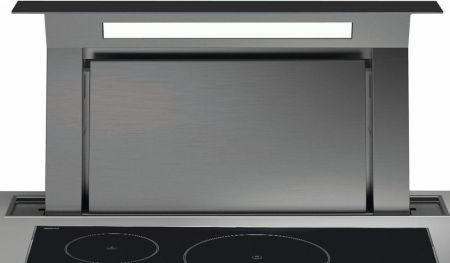 Вытяжка DOWNDRAFT GLASS BLACK 90